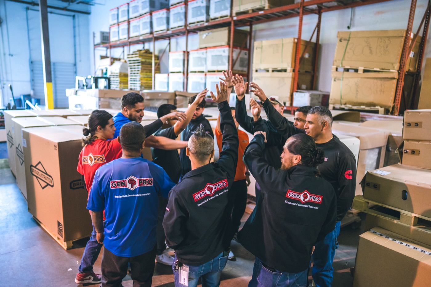 A&A GenPro team smiling and posing together, showcasing our dedicated professionals